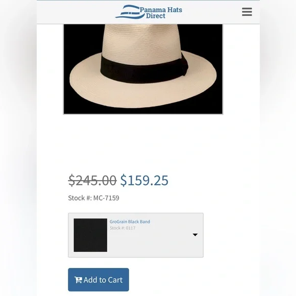 Handmade Genuine Panama Hats 100% Toquilla Straw Fiona Fedora Sz M UNISEX